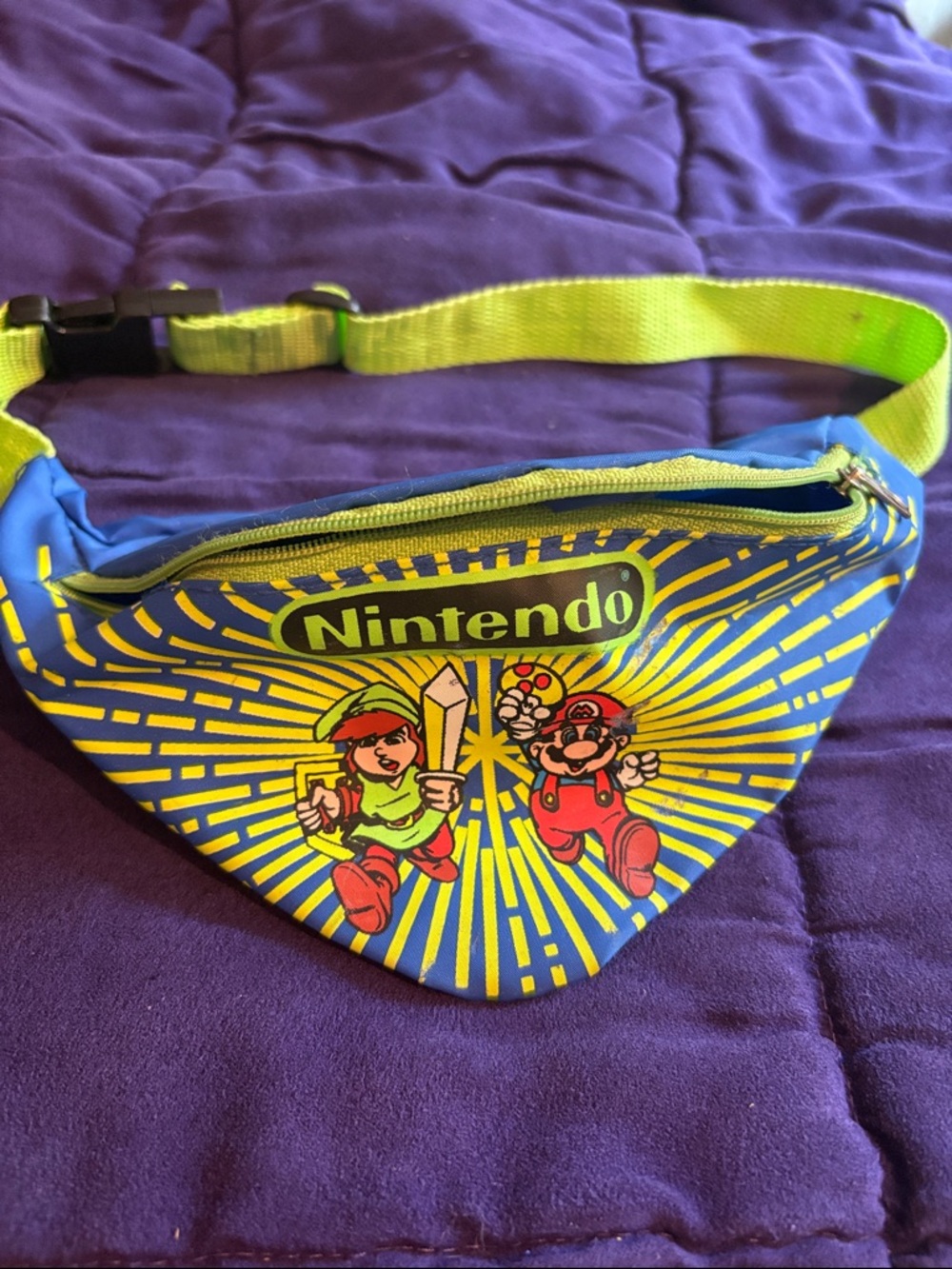 1989 Nintendo pack with Link from The Legend of Zelda and Mario,Super Mario Bros
